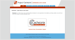 Desktop Screenshot of cacheonix.org